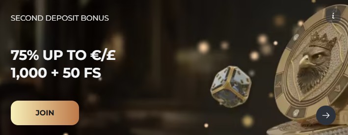 SECOND DEPOSIT BONUS